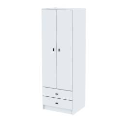 Placard Centro Estant 2 Puertas 2 Cajones Blanco R2BL