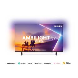Tv 50" Philips 4K UHD QLED Titan OS 50PUD8250/77