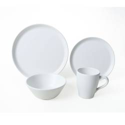 Set de Vajilla 18 Piezas Aston Blanco