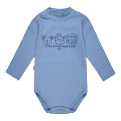 Body Bebé Yaby Manga Larga Estampado Talle 3-24