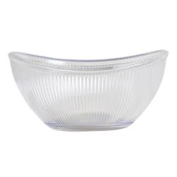 Bowl Oval De Acrílico Galata Transparente 550 Ml