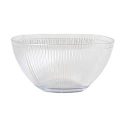 Bowl Cuadrado De Acrílico Galata Transparente 400 Ml