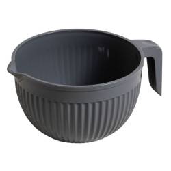 Bowl De Plástico Con Mango Gris 3500 Ml