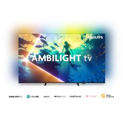 Tv 75" Philips 4K UHD Titan OS 75PUD8100/77
