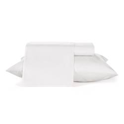 Juego de Sábanas 2 1/2 Plazas Blanco