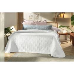 Cubrecama Frisson Queen 250x240 Blanco