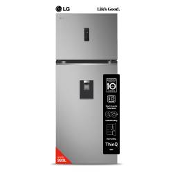 Heladera No Frost LG Smart Inverter 383 Lts VT40APY Gris