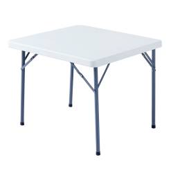 Mesa Plegable Portátil Blanca Traful 87,5x87,5x73