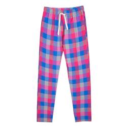 Pantalón Mujer Nordico a Cuadros Multicolor Talle 46