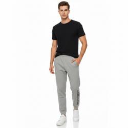 Pantalón Hombre Nordico Puño y Estampado Gris Talle XL