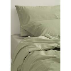 Juego de Sábanas 1 1/2 Plazas Verde Seco