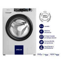 Lavarropas Inverter Drean Carga Frontal 6 Kg LCFDR0610LB