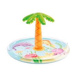 Pileta Inflable con Palmera 166Lts Intex 172,7x104cm