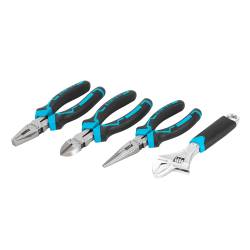 Juego Alicates y Llaves 4 Piezas Kanter SLA501