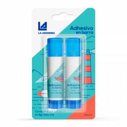 Adhesivo en Barra 8Gr La Anónima x2