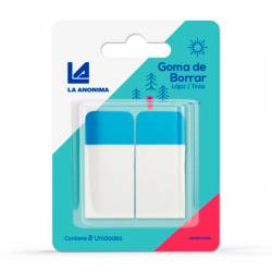 Goma Lápiz/Tinta La Anónima x2