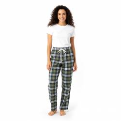Pantalón Mujer a Cuadros Nordico Marino Talle 42