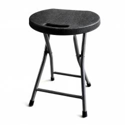 Banco de Plástico Traful Blow Molding Negro