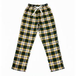 Pantalón Hombre Nordico a Cuadros Verde y Amarillo Talle L