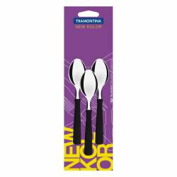 Juego de Cucharitas de Té Tramontina New Kolor 3 Piezas