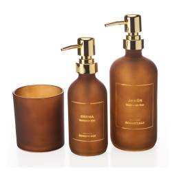 Set de Dispensers de Baño Cocina & Bazar x3