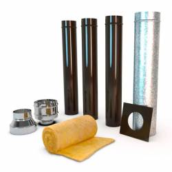 Kit para Techo 4" Ñuke para Estufa a Leña