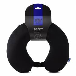 Almohada de Viaje Wanderlust Negro