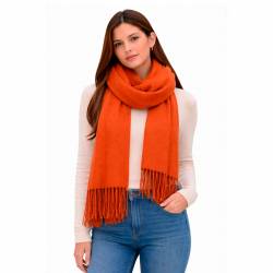 Bufanda Lisa Unisex Izzy Naranja 200x52 cm