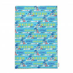 Frazada Super Soft Piñata 1 1/2 Plazas 150x220 Sonic